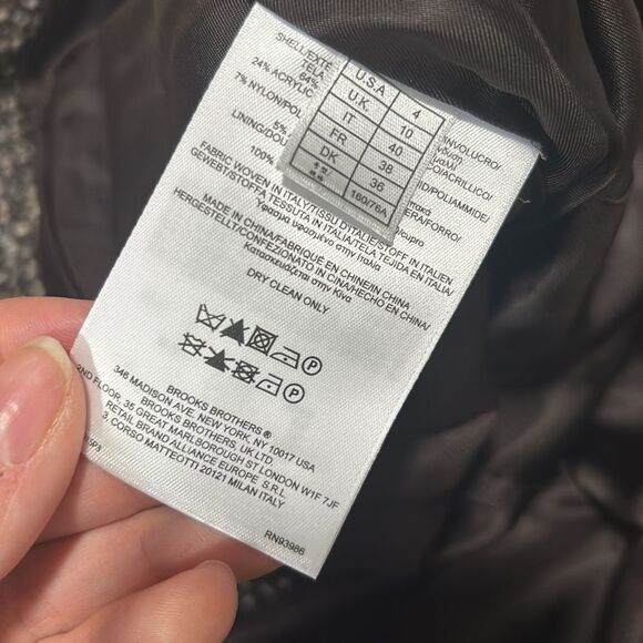 Brooks Brothers Wool & Alpaca Coat - Picture 5 of 6